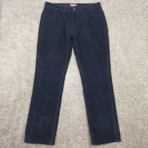 Vineyard Vines Pants Mens 35x32 Navy Blue Corduroy 5 Pocket Chinos Preppy Zip